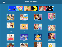 Tablet Screenshot of barbie-car-games.com